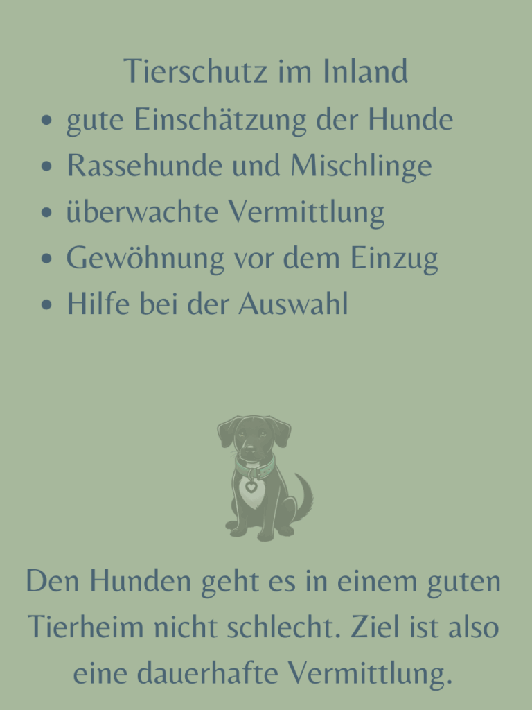 Tierschutz im Inland Deutschland
