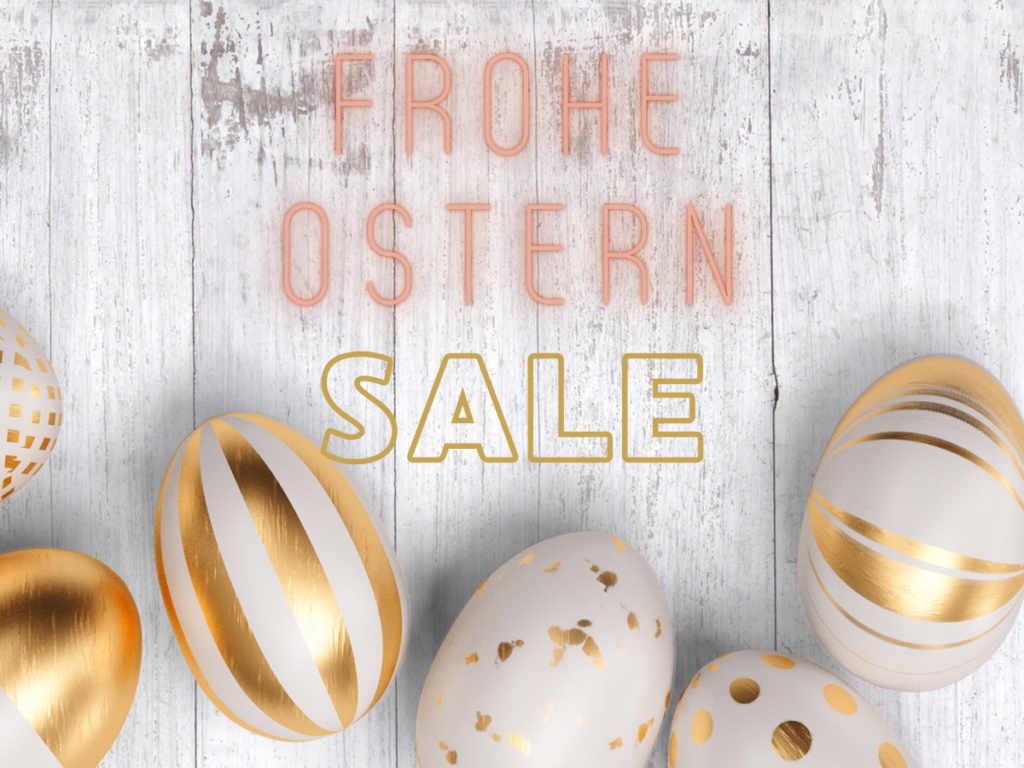 Digitales Banner zur Bewerbung eines Oster-Sales im Online Shop - E-Produkte von TextGefühl
