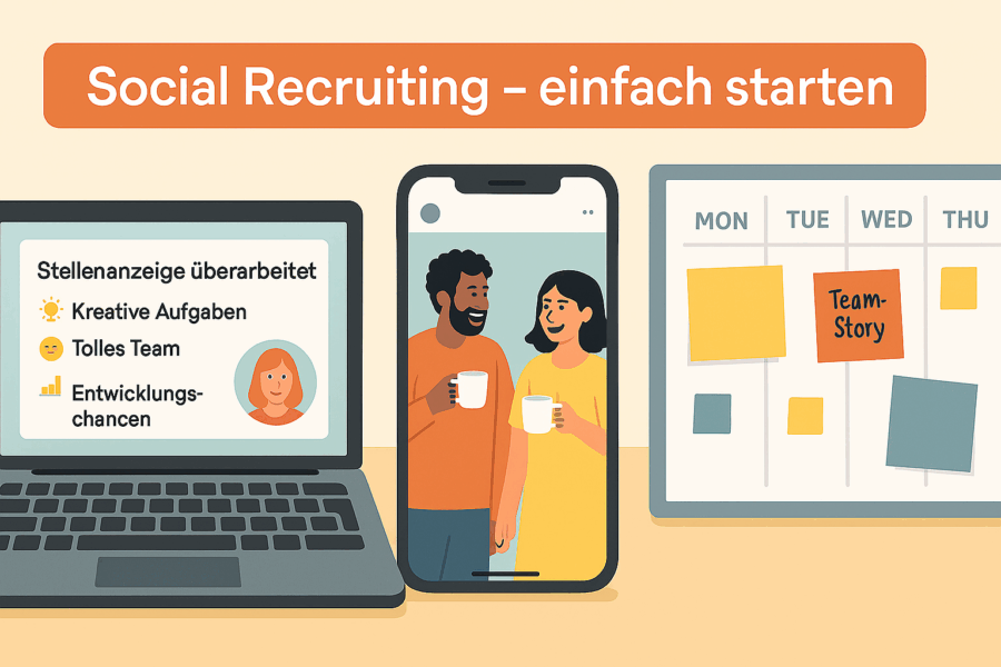 So startest du einfach mit dem Social Recruiting