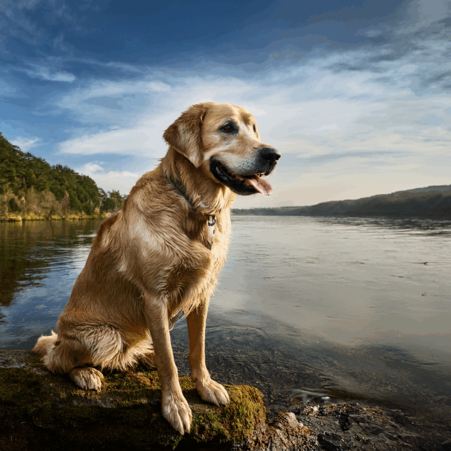 Das Bild dient zur Verdeutlichung der Inhalte und zeigt Beispielhaft einen Apportierhund.